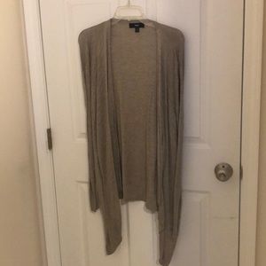 Long tan cardigan